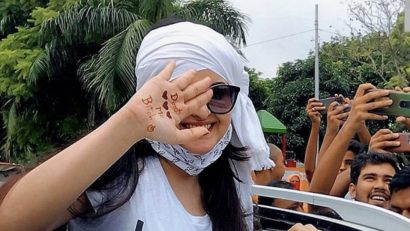 ‘ডোন্ট লাভ মি বিচ’ লেখার কারণ জানালেন পরীমনি