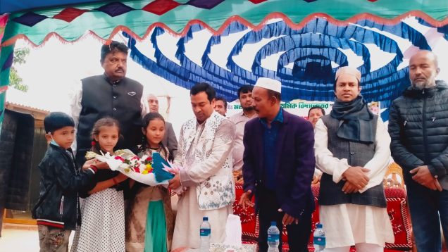 কুলাউড়ার পৃথিমপাশায় নবপ্রতিষ্ঠিত বিদ্যালয়ের পাঠদানের  উদ্বোধন