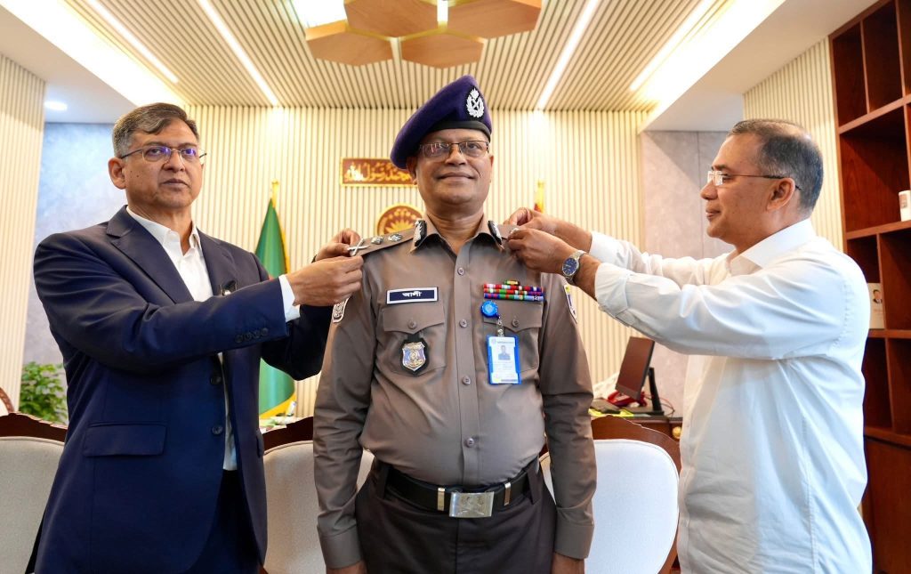দ্বায়িত্ব গ্রহন করেছেন নবনিযুক্ত আইজিপি